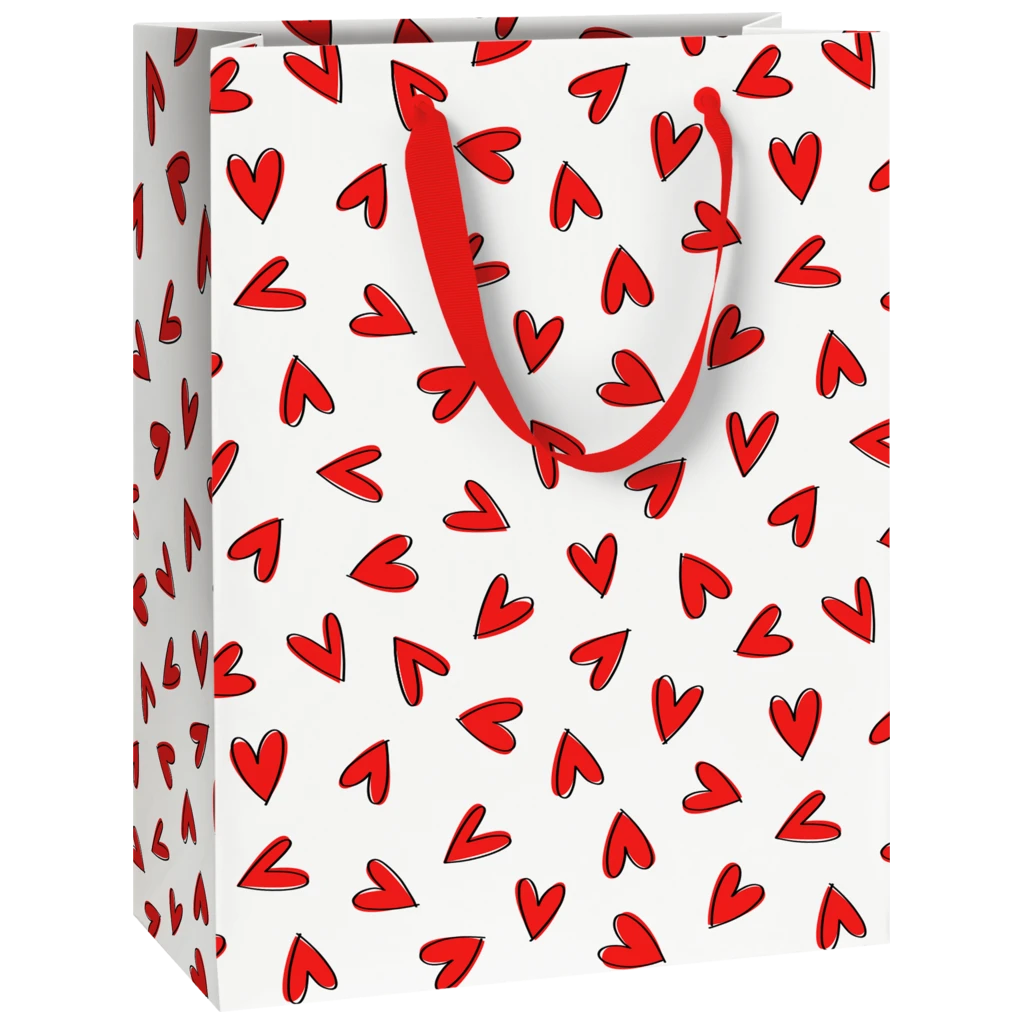 Geschenktasche „Riley“ | 23×30×13 cm, 230 g/m², weiß