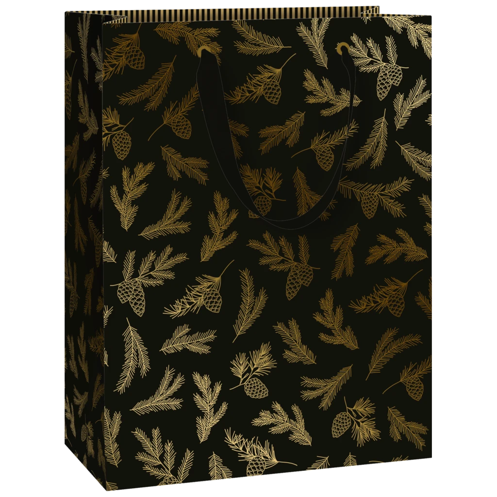 Geschenktasche „Mariola“ | 23×30×13 cm, 250 g/m², schwarz