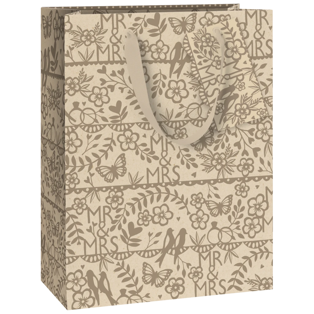 Geschenktasche „Anouk“ | 23×30×13 cm, 250 g/m², hellbraun