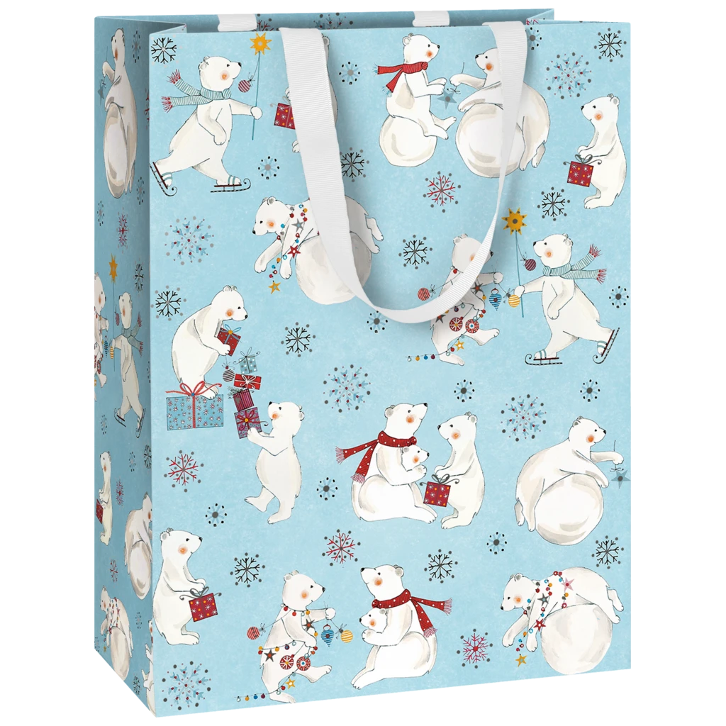 Geschenktasche | 23×30×13 cm, 250 g/m², hellblau