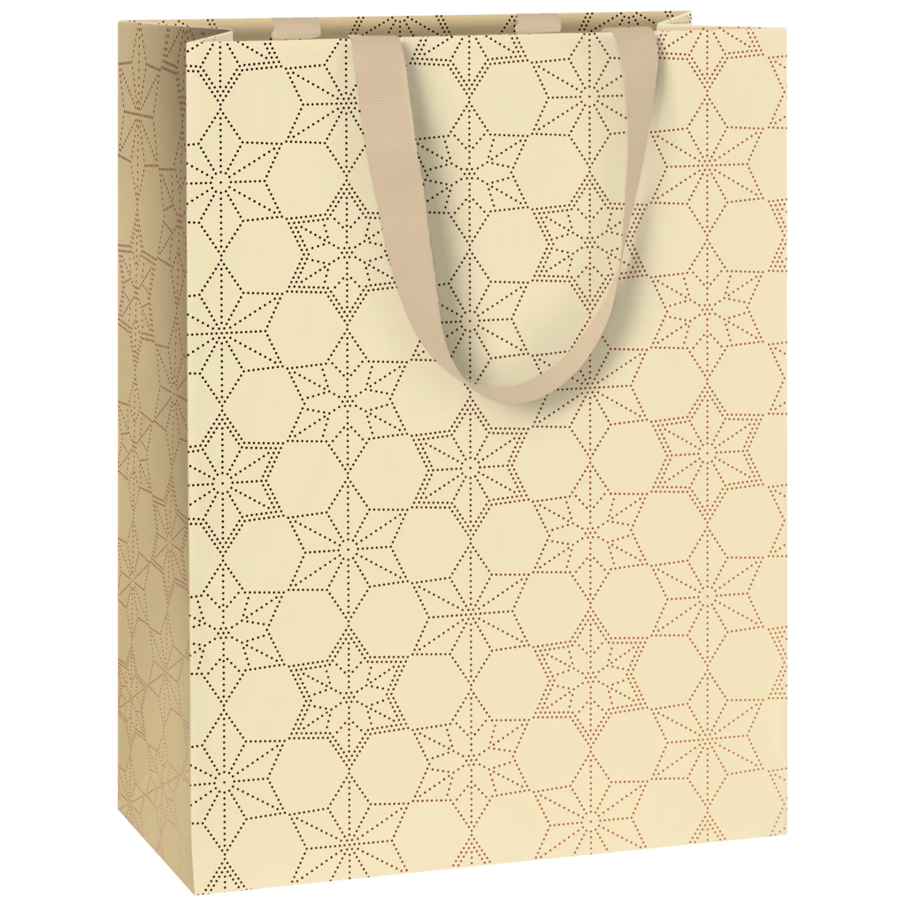 Geschenktasche „Genoveva“ | 23×30×13 cm, 230 g/m², champagner