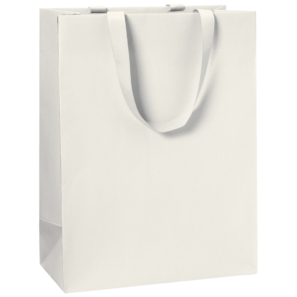Geschenktasche One Colour | 23×30×13 cm, 250 g/m², hellbeige