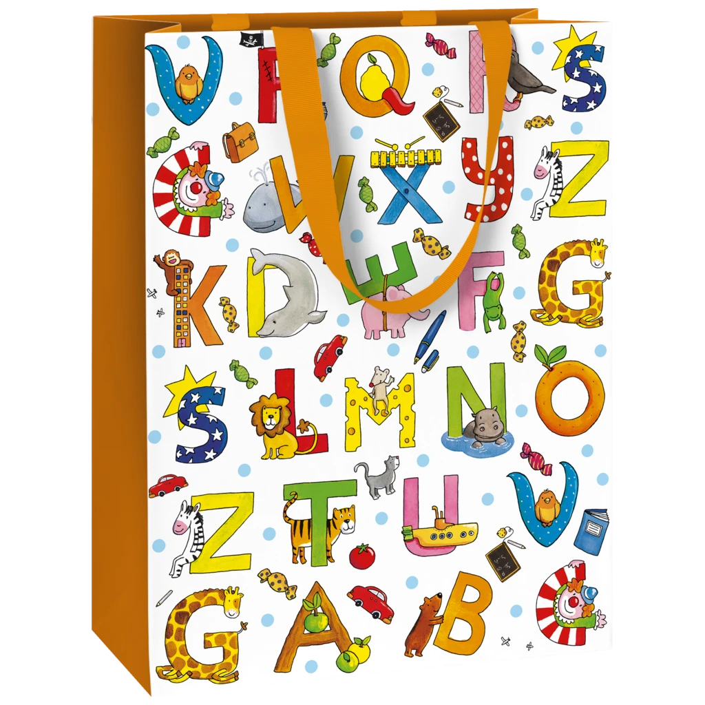 Geschenktasche „Mick“ | 23×30×13 cm, 230 g/m², orange