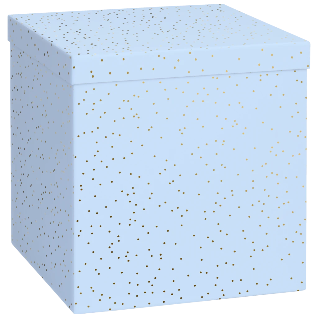 Geschenkbox „Yvie blau hell“ | 23×24×23 cm, hellblau