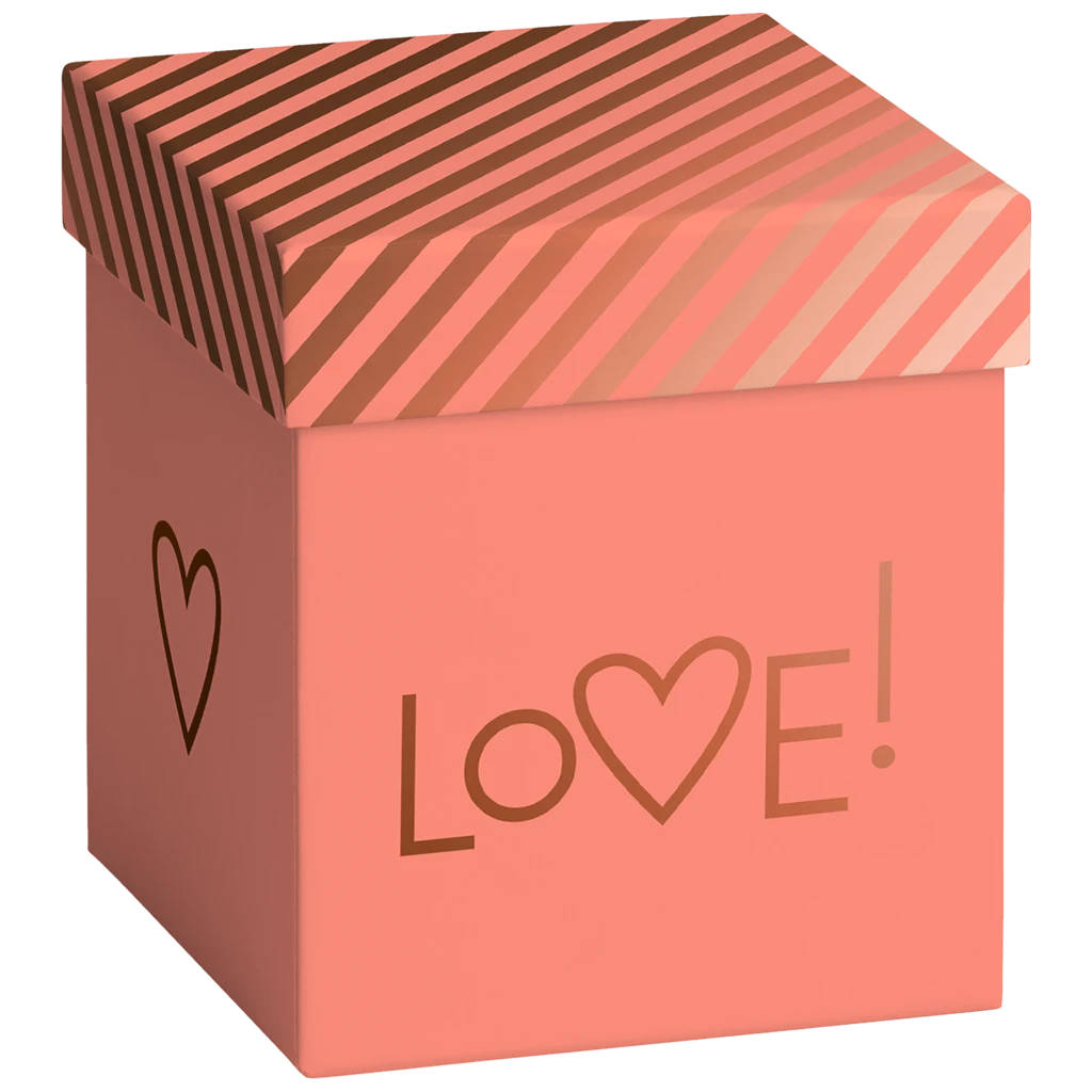 Geschenkbox „Amita“ | 11×11×12 cm, rosa