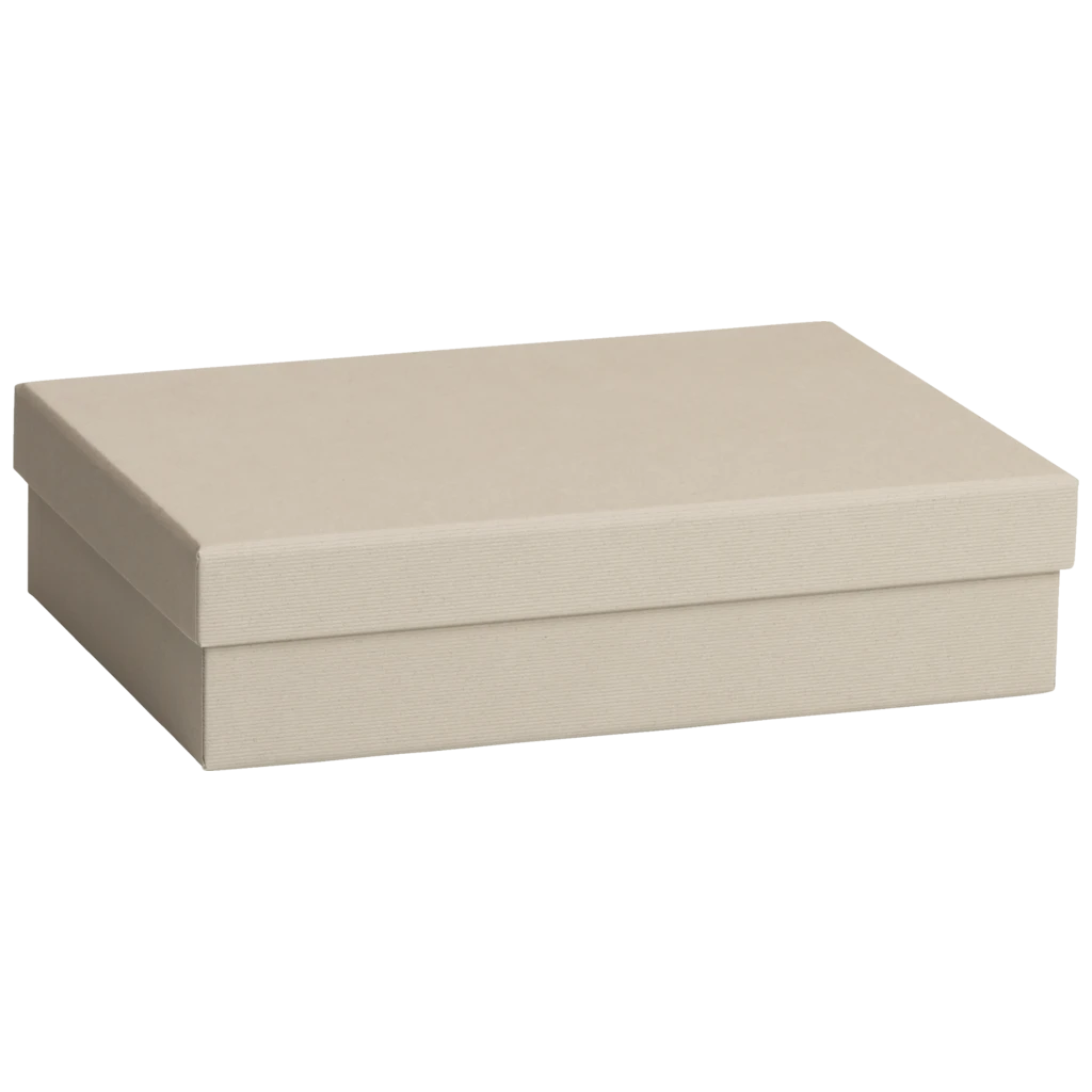 Geschenkbox One Colour | 24×6×16,5 cm, hellgrau