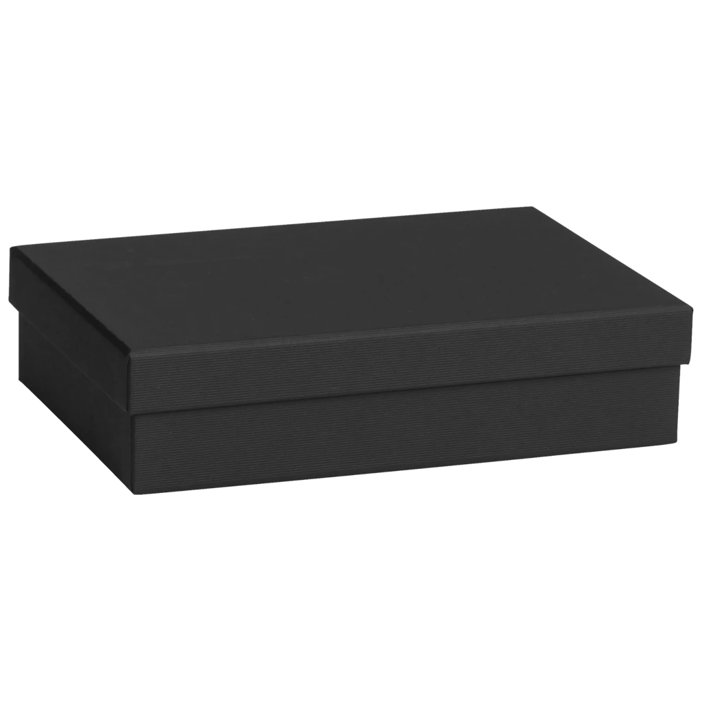 Geschenkbox One Colour | 24×6×16,5 cm, schwarz