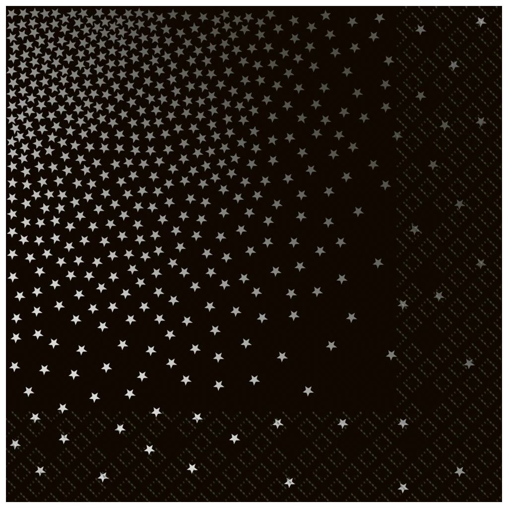 Servietten „Davis“ | 33×33 cm, schwarz, 20 Stück