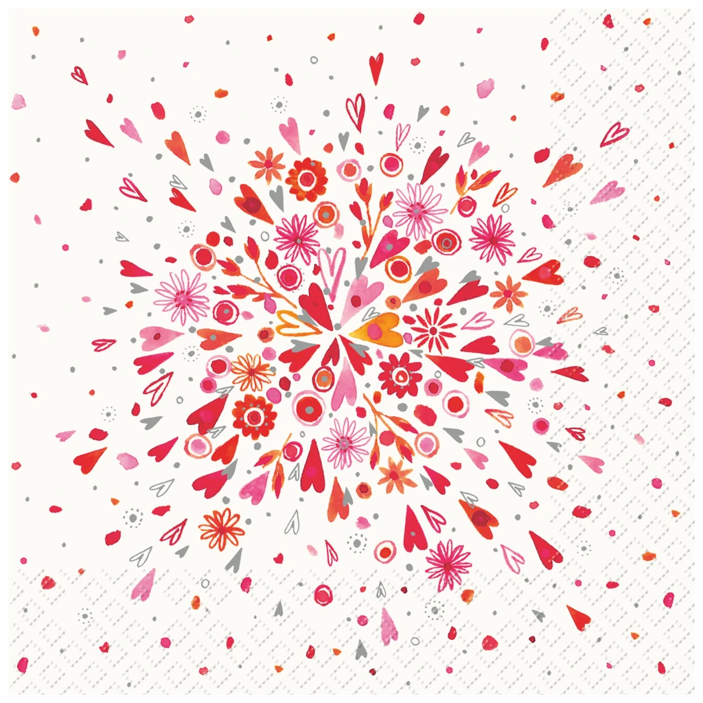 Servietten „Celia“ | 33×33 cm, weiß, 20 Stück