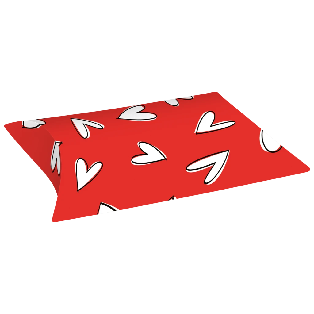 Faltschachtel „Riley“ | 11×2,5×11 cm, rot, 3 Stück