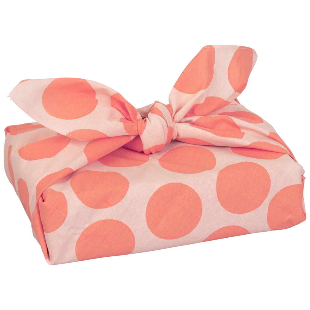 Stoffverpackung „Yoko“ | altrosa/rosa
