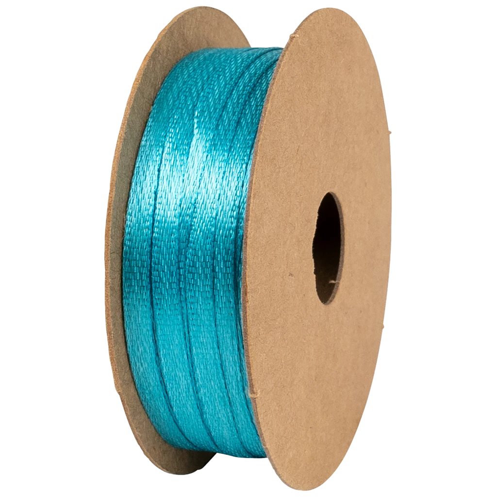 Geschenkband | Satin Polyester, 3 mm × 8 m, türkis