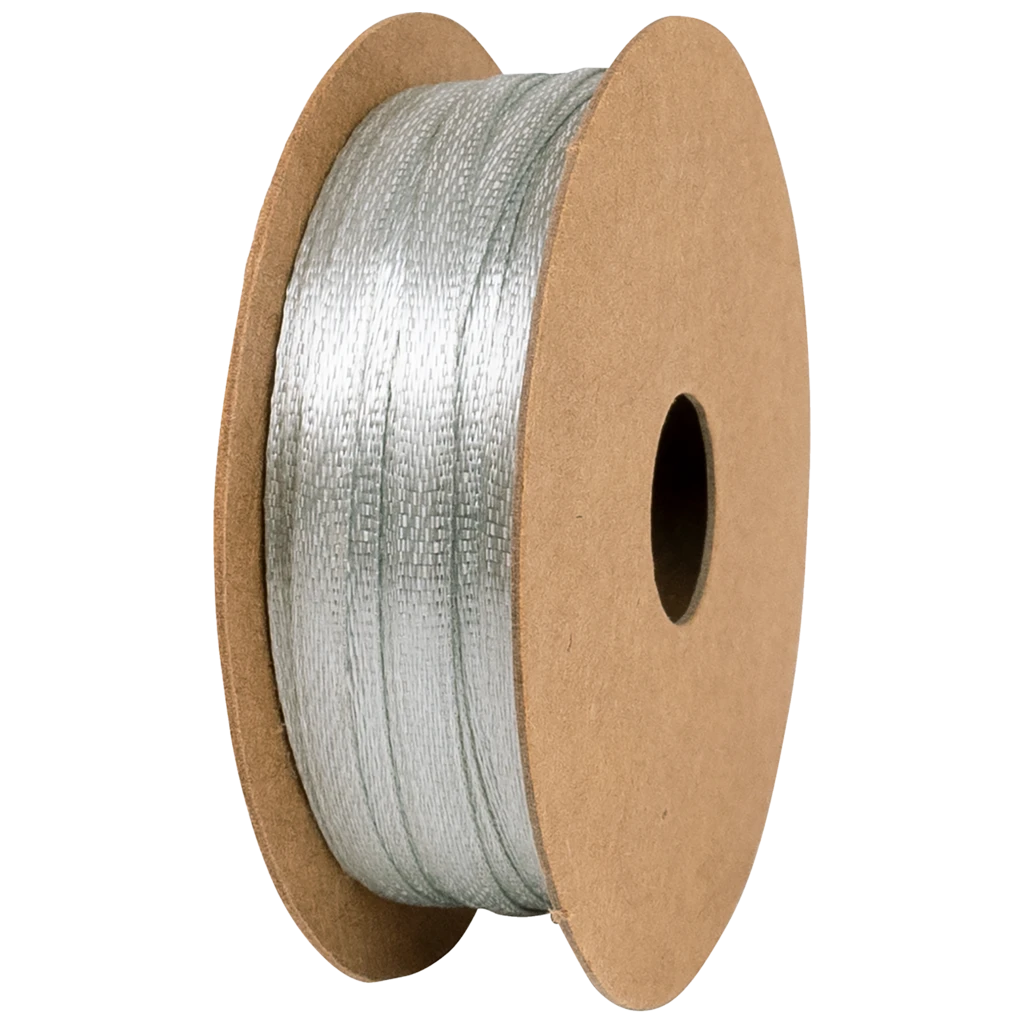 Geschenkband | Satin Polyester, 3 mm × 8 m, hellgrau