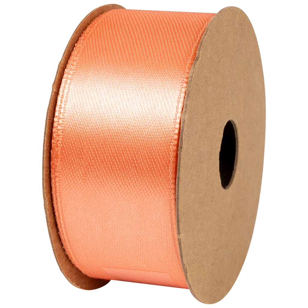 Geschenkband | Satin Polyester, 25 mm × 4 m, orange