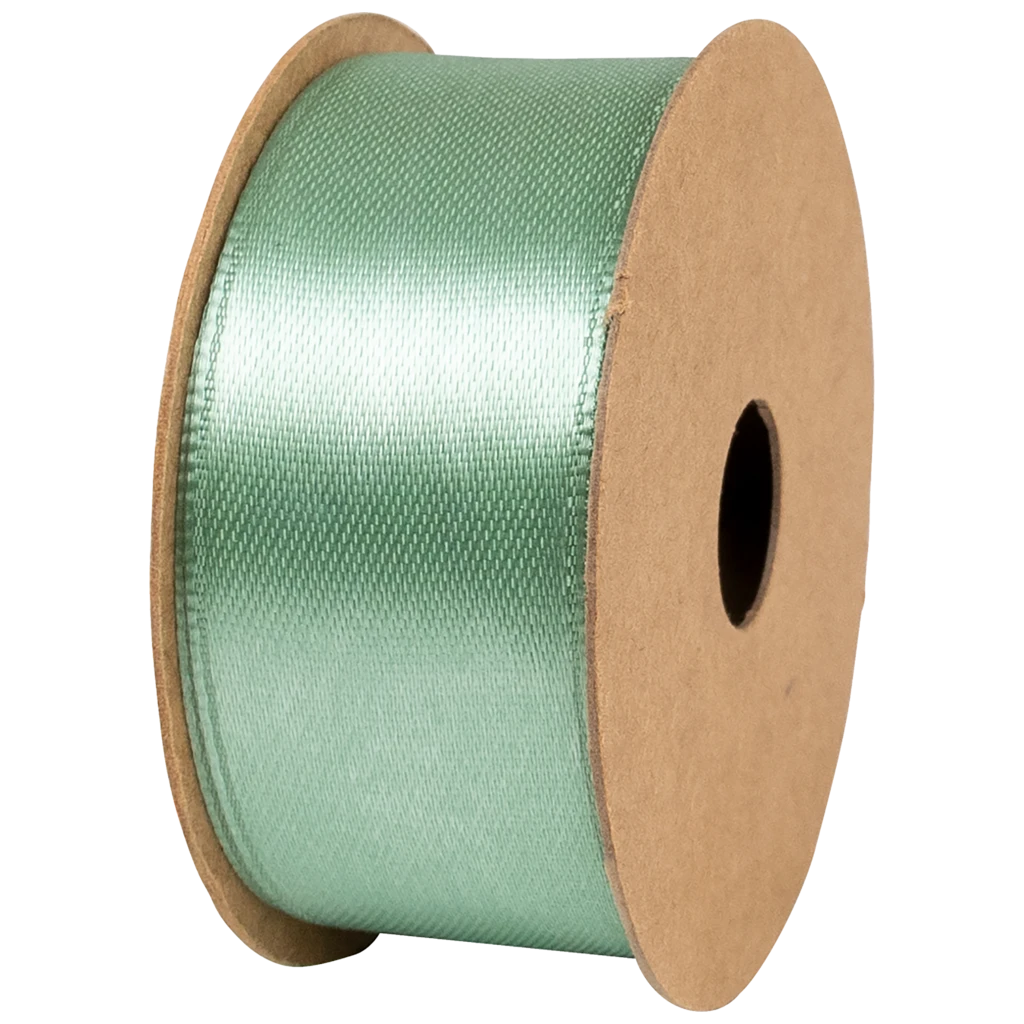 Geschenkband | Satin Polyester, 25 mm × 4 m, grün