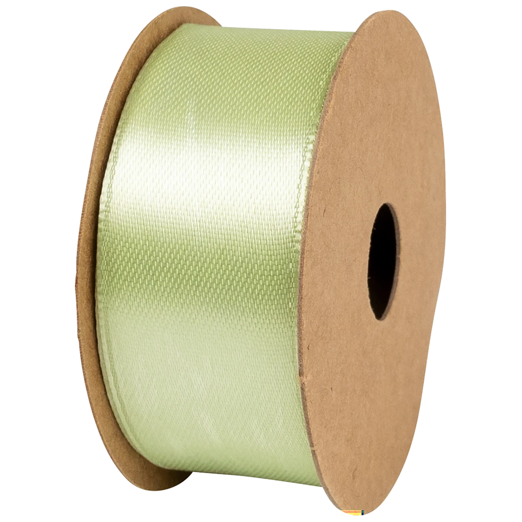 Geschenkband | Satin Polyester, 25 mm × 4 m, hellgrün