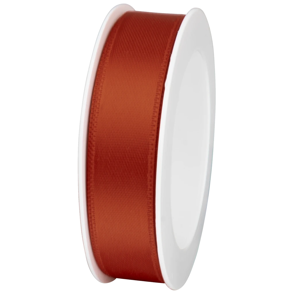 Geschenkband | Satin Polyester, 15 mm × 4 m, dunkelrot