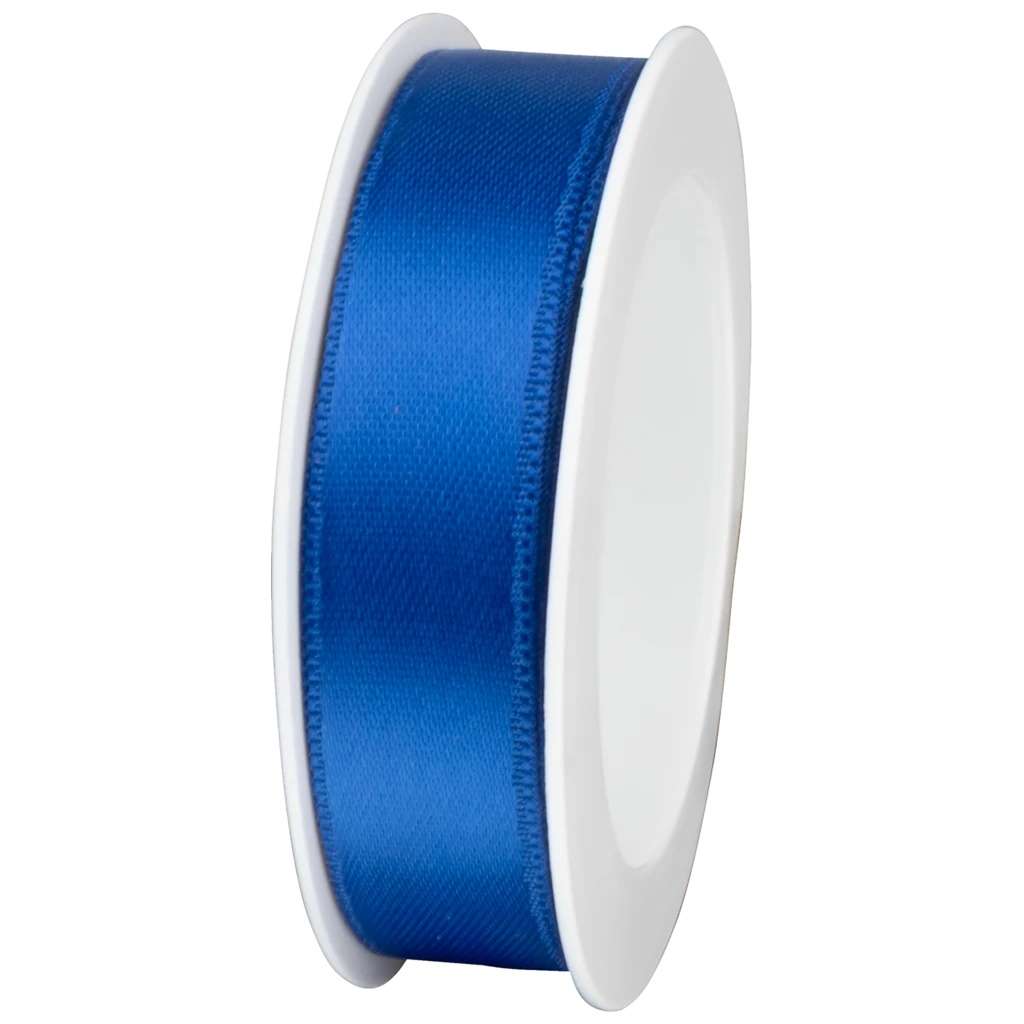 Geschenkband | Satin Polyester, 15 mm × 4 m, dunkelblau