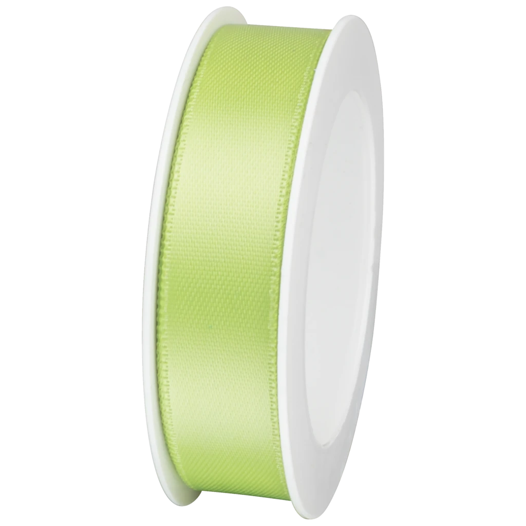 Geschenkband | Satin Polyester, 15 mm × 4 m, hellgrün