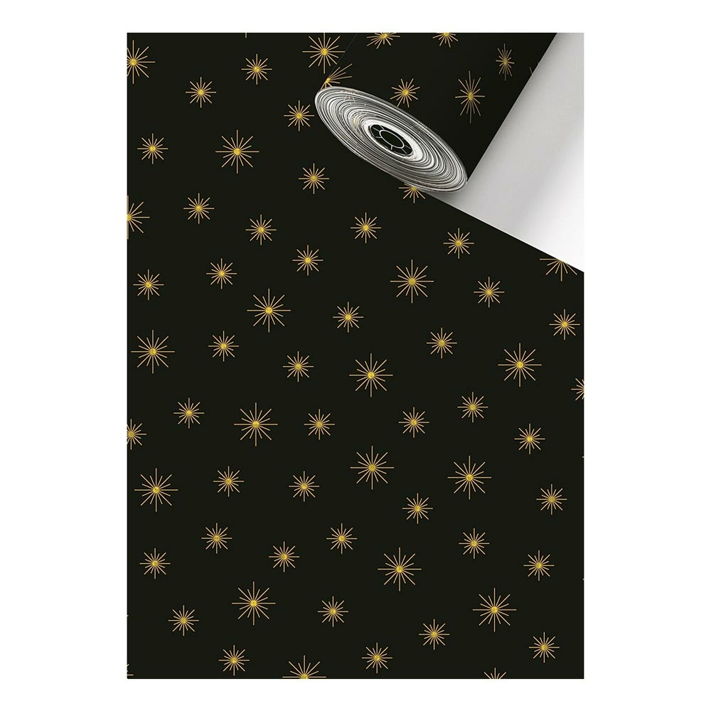 Wrapping paper counter roll "Airi" 0,3x100m black