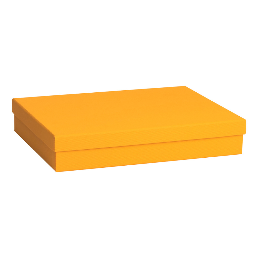 Geschenkbox „One Colour“ 24 x 33 x 6 cm orange dunkel