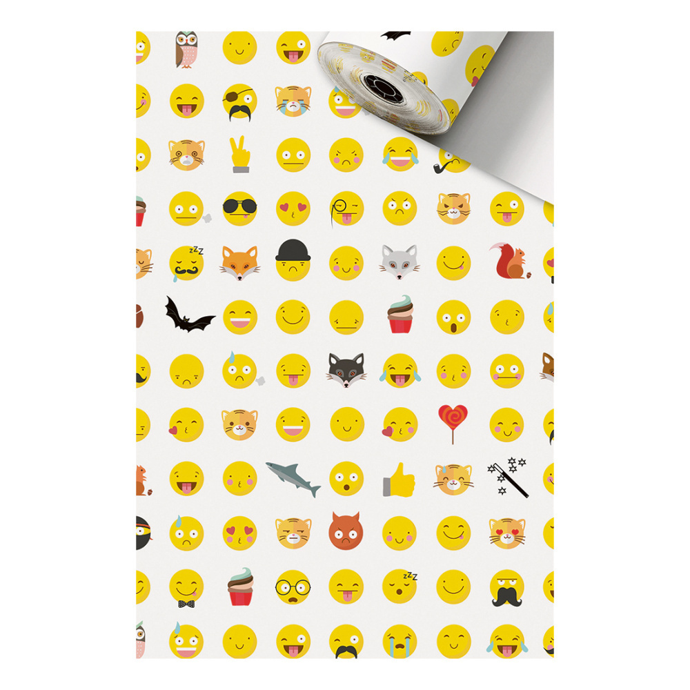 Wrapping paper counter roll „Flix“ 0,50x250m yellow