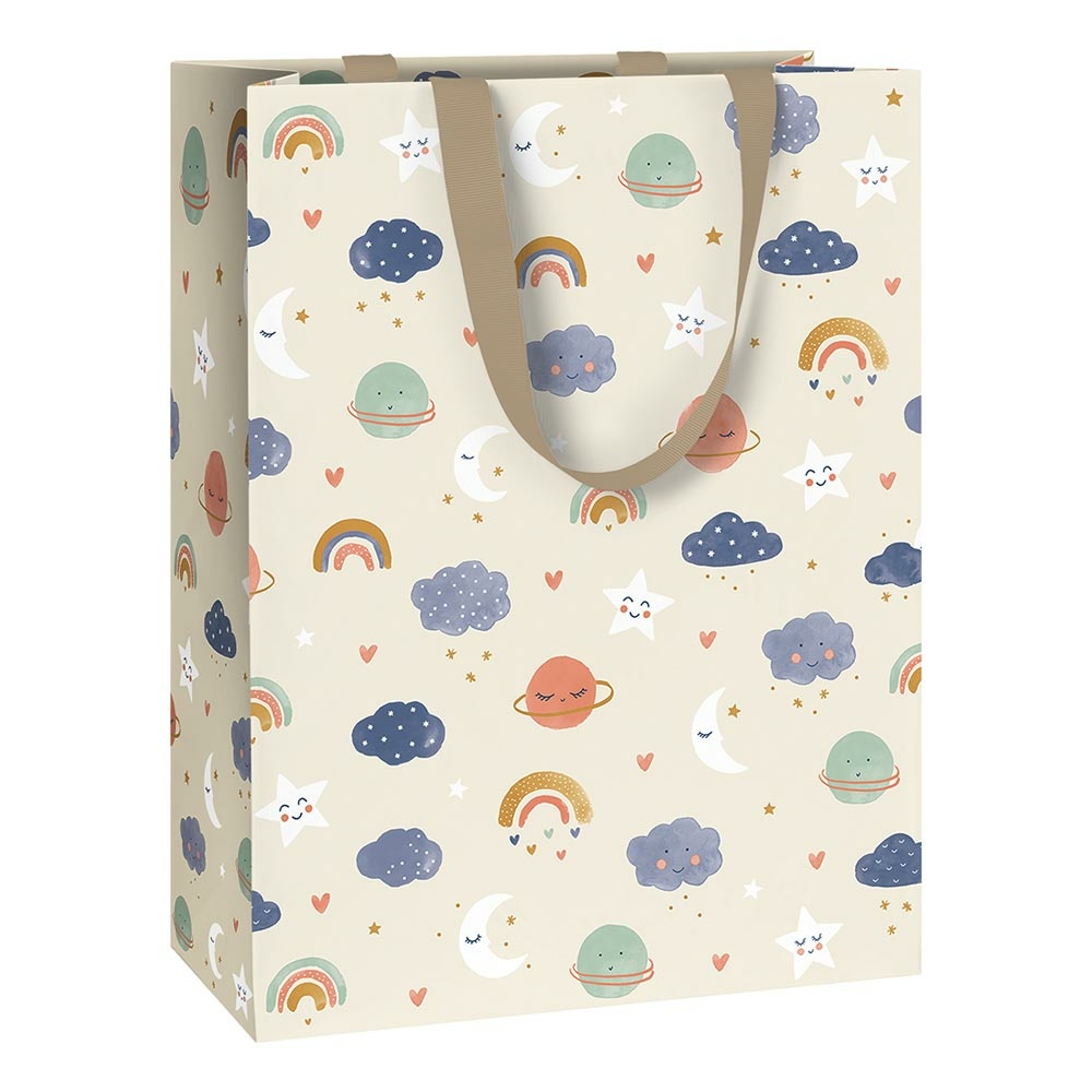 Gift bag „Hiroko“ 23x13x30cm beige