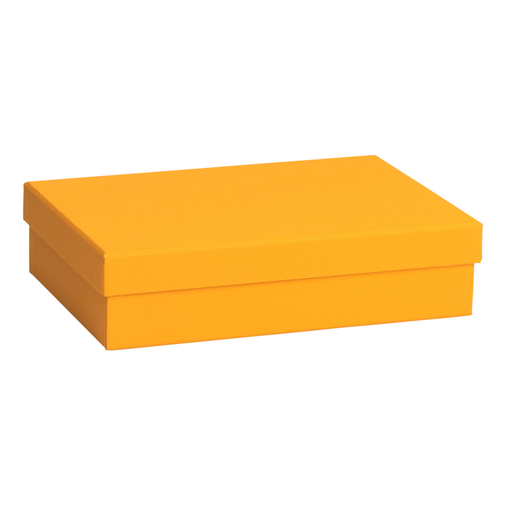 Geschenkbox „One Colour“ 16,5x24x6cm orange dunkel