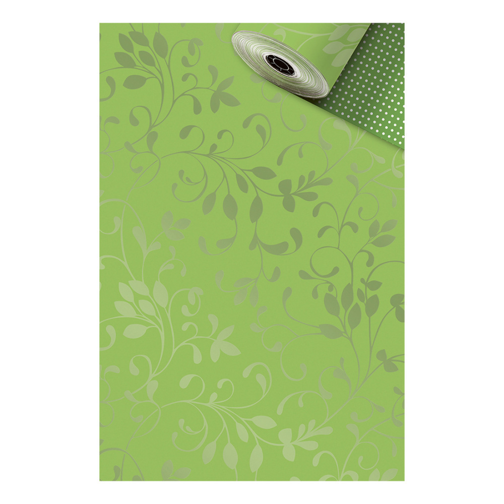Geschenkpapier-Sécaré Rolle „Miron“ 0,50 x 250 m grün hell