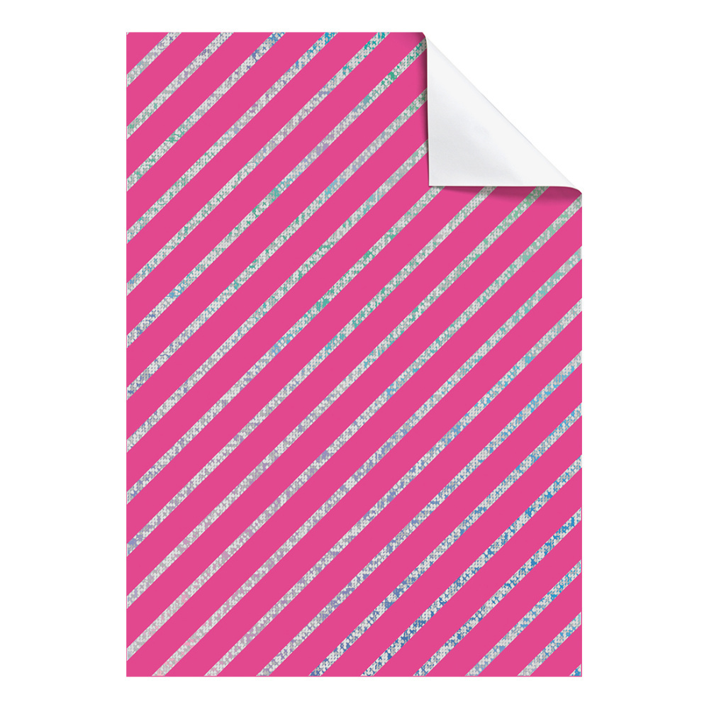 Geschenkpapier-Bogen „Moderat“ 50 x 70 cm pink