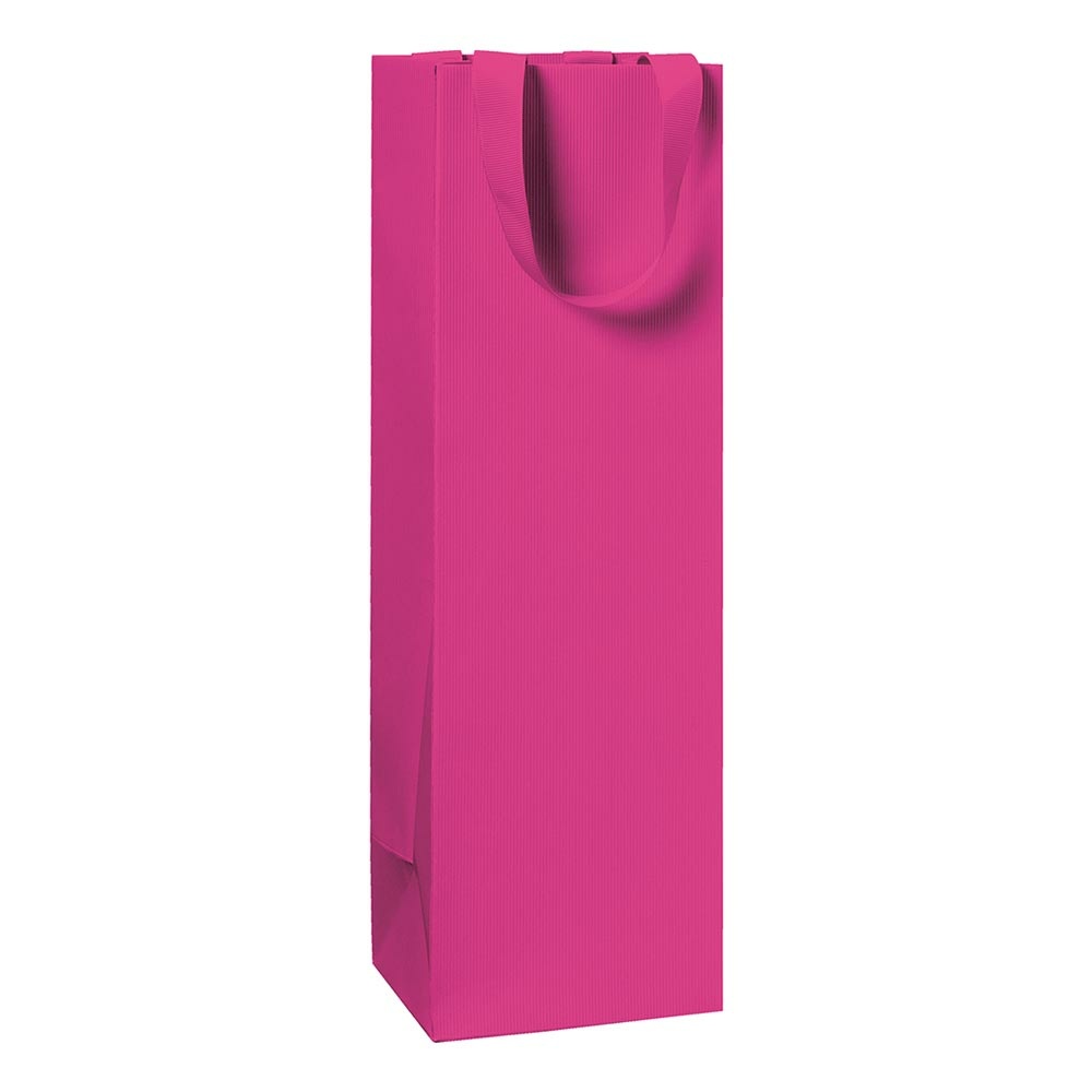 Flaschentasche „One Colour“ 11x10,5x36cm pink