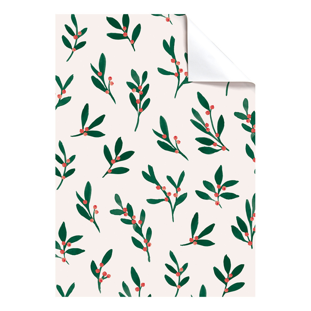 Geschenkpapier-Bogen „Nelina“ 50x70cm grün