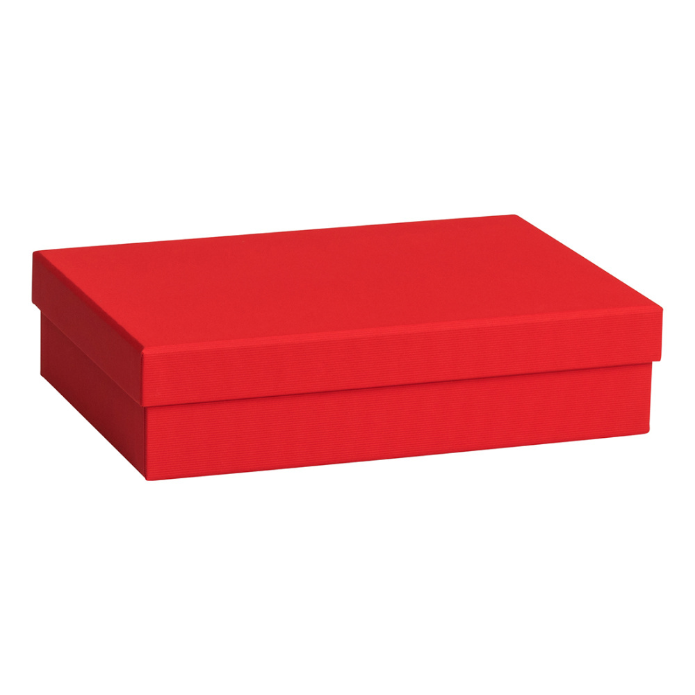 Geschenkbox „One Colour“ 16,5 x 24 x 6 cm rot