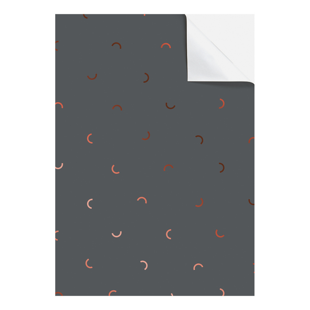 Geschenkpapier-Bogen „Pavlo“ 50 x 70 cm grau dunkel