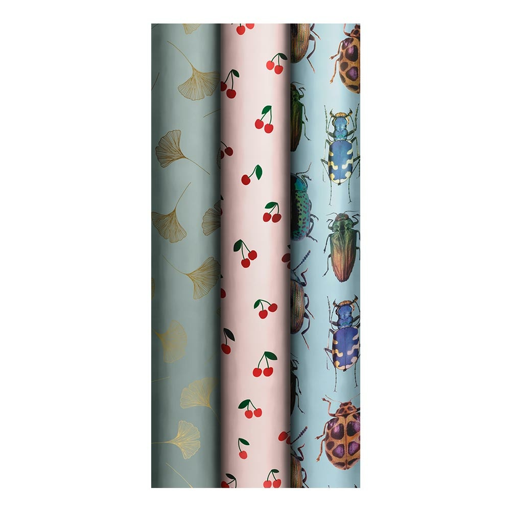 Wrapping paper assortment "Tiny Nature" 70x150cm