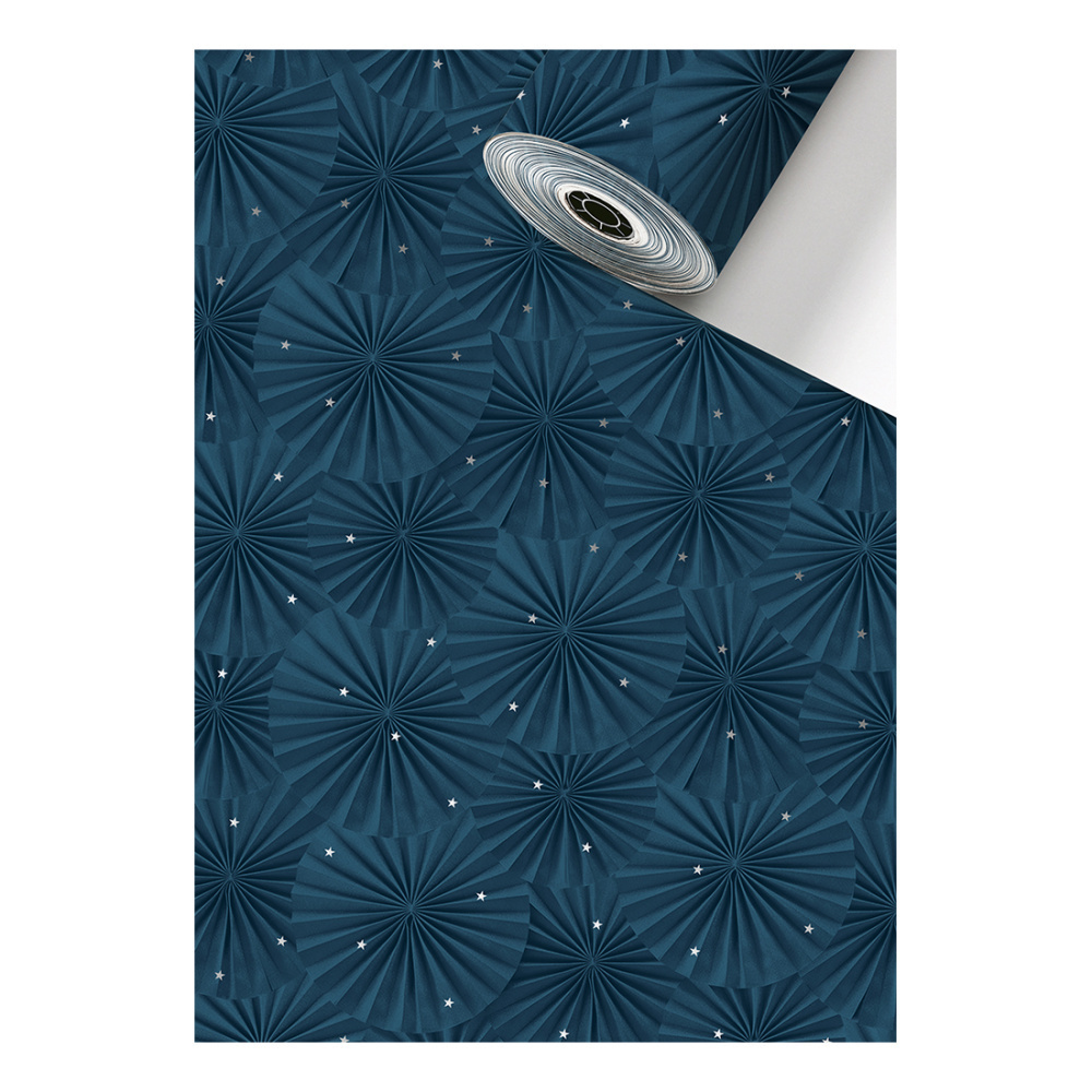 Wrapping paper counter roll „Yaffa“ 0,30x100m blue dark