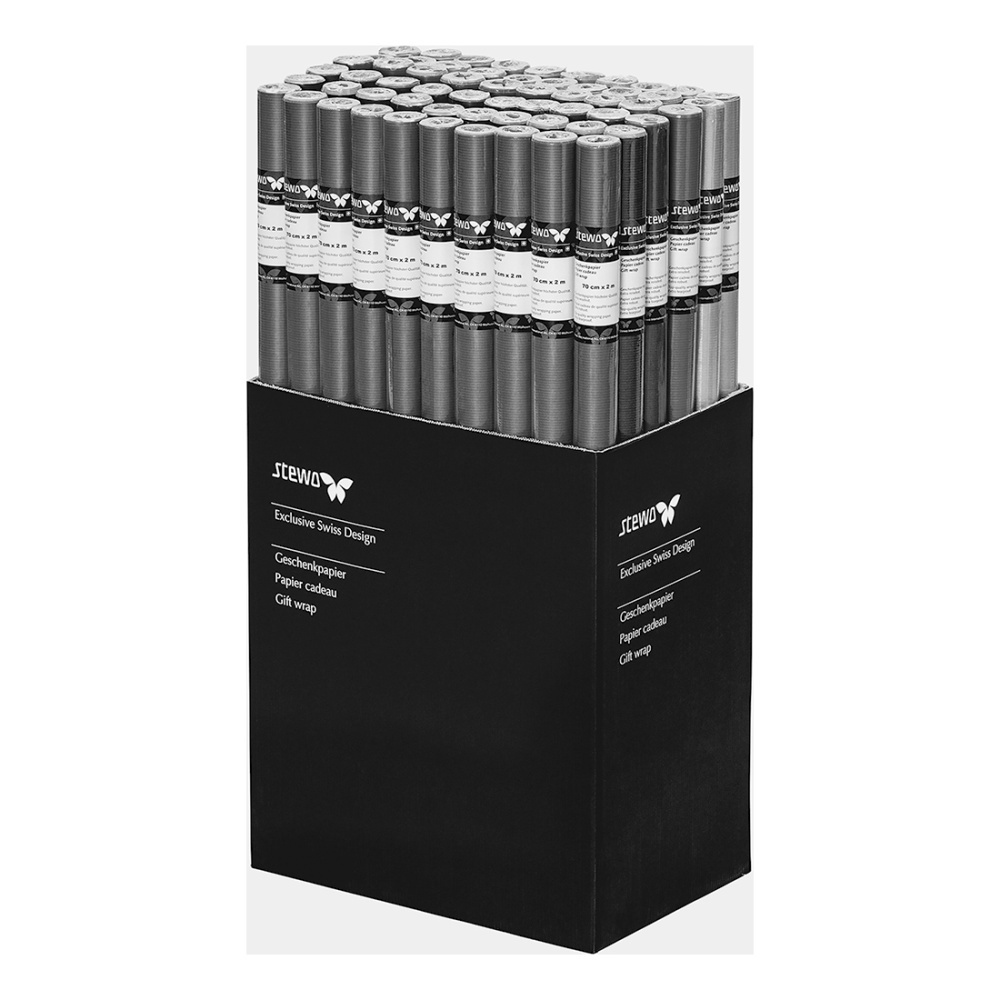 Kurzrollenbox 25 x 38 x 72 cm schwarz (ohne Inhalt)