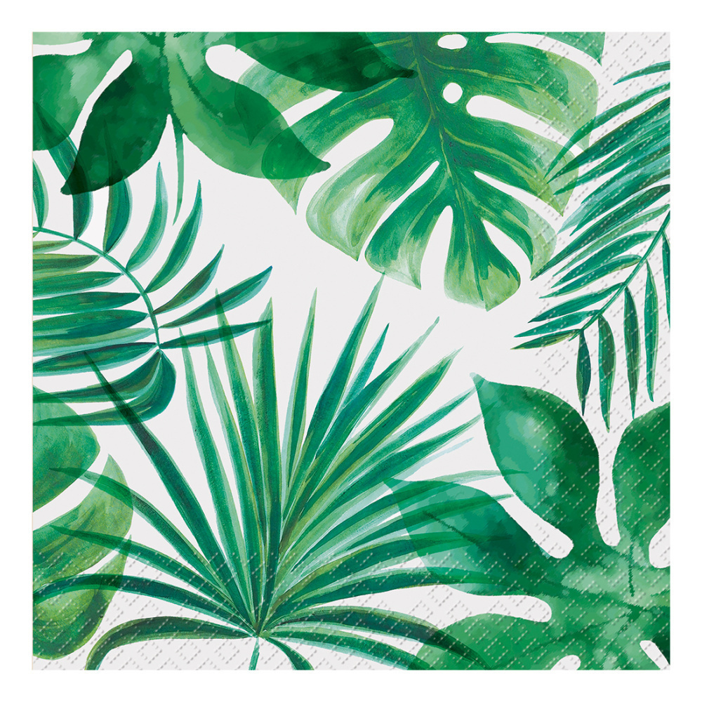 Servietten „Leaf“ 33x33cm grün