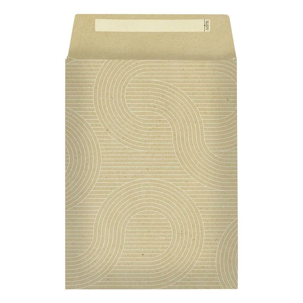 Envelope gift bag "Ali" 22x5x30+6cm white