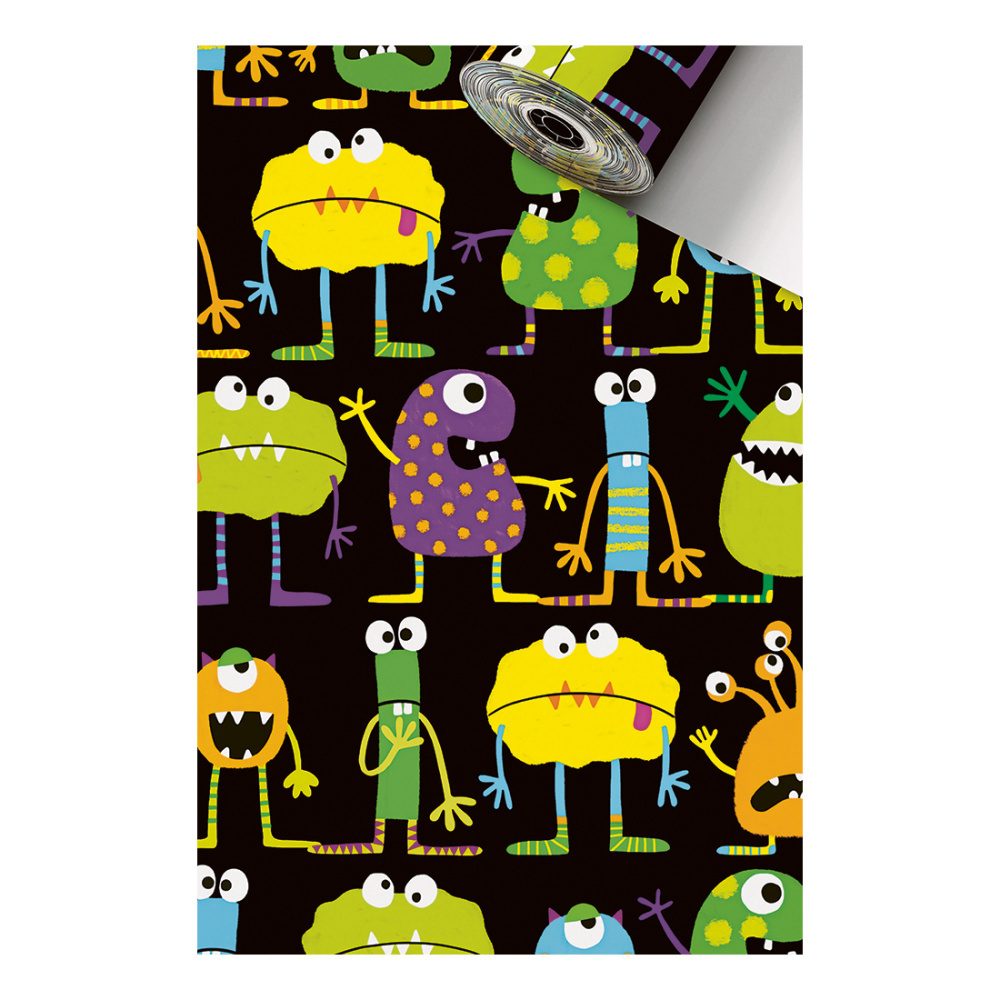 Wrapping paper counter roll „Nello“ 0,50x250m black