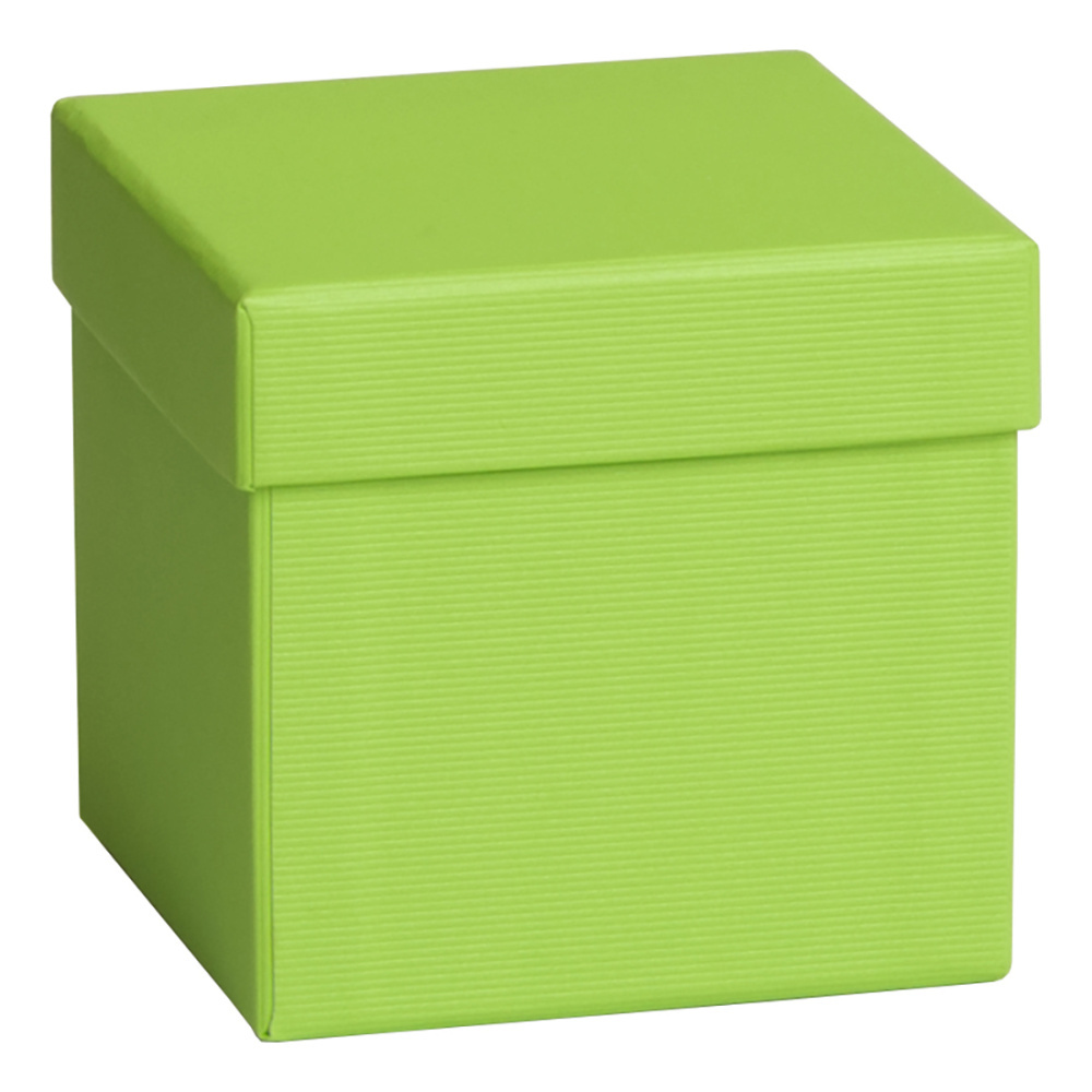 Geschenkbox „One Colour“ 10 x 10 x 10 cm grün hell