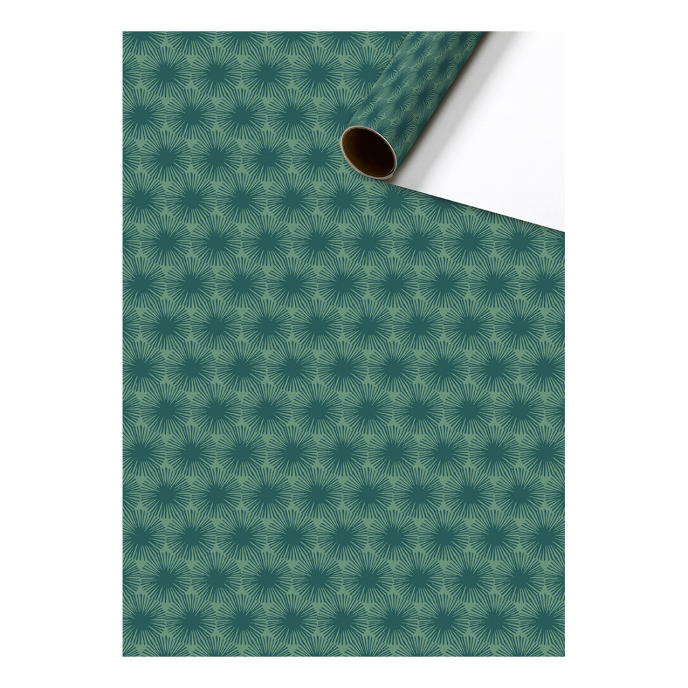 Geschenkpapier „Daiso“ 70 x 200 cm grün dunkel