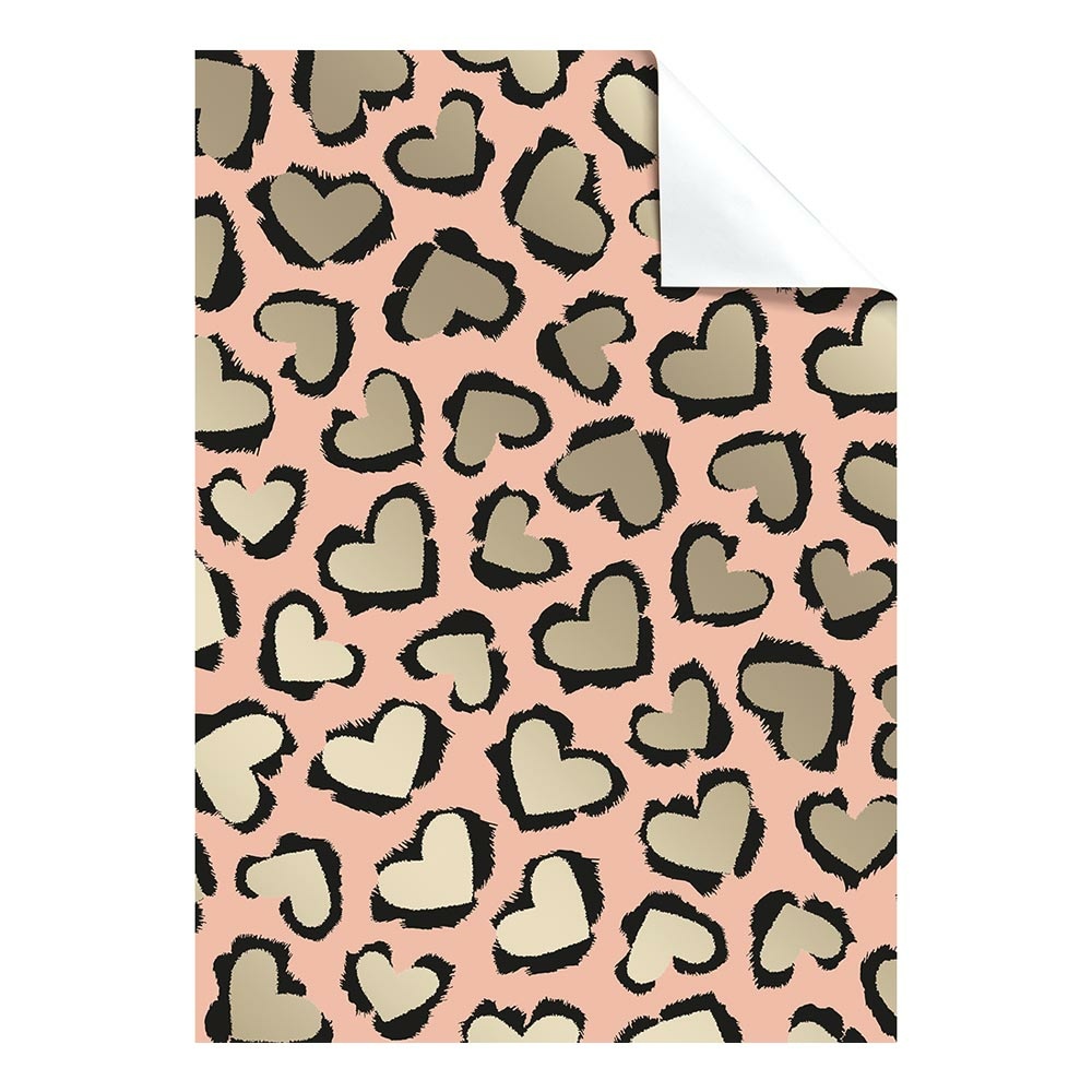 Wrapping paper sheet "Cassy" 50x70cm rose