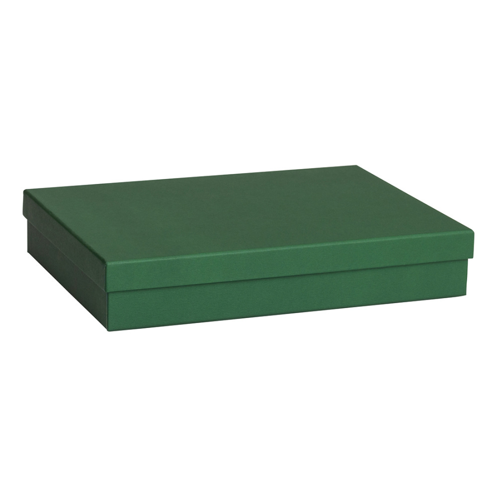 Geschenkbox „One Colour“ 24 x 33 x 6 cm grün dunkel