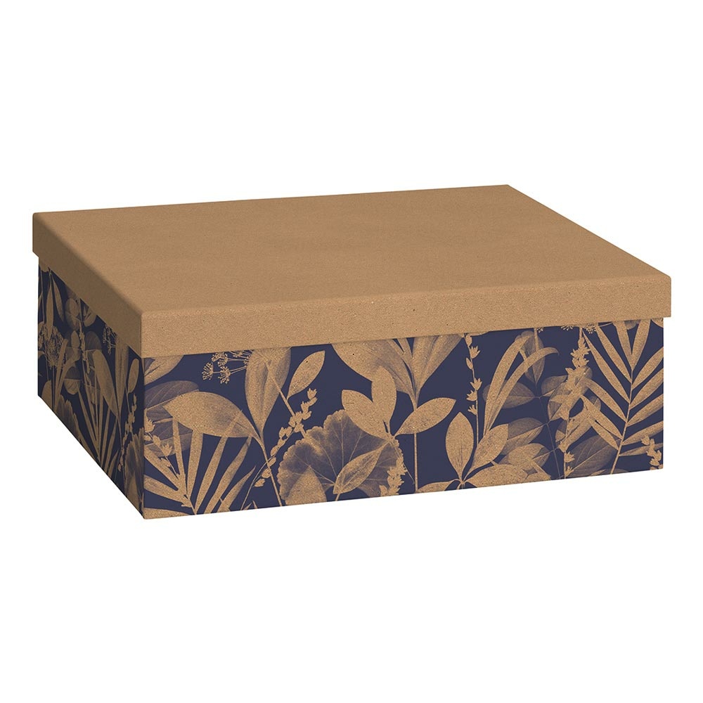 Geschenkbox „Sona“ 24x33x12cm blau dunkel
