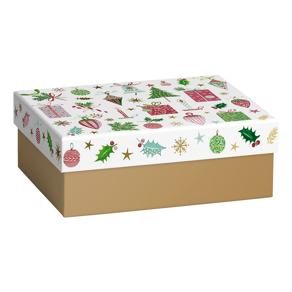 Gift box "Inge" 12x16,5x6cm rose