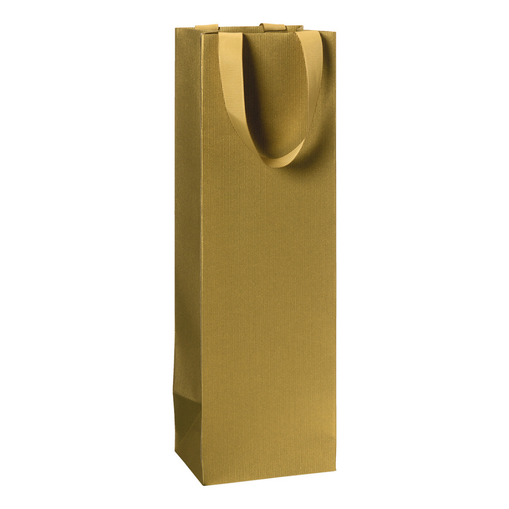 Flaschentasche „One Colour“ 11x10,5x36cm gold