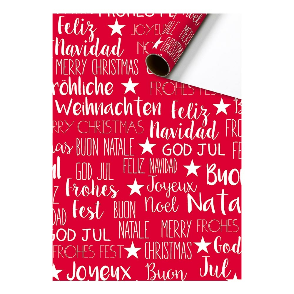 Wrapping paper assortment "Basic Christmas" 70x300cm 