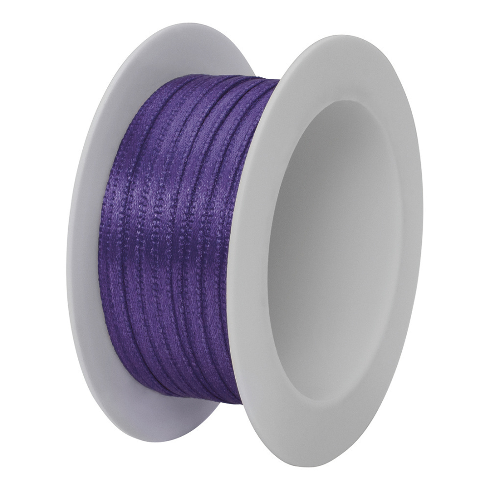 Satin Spule 3mmx5m violett Satin Spule 3mmx5m violett