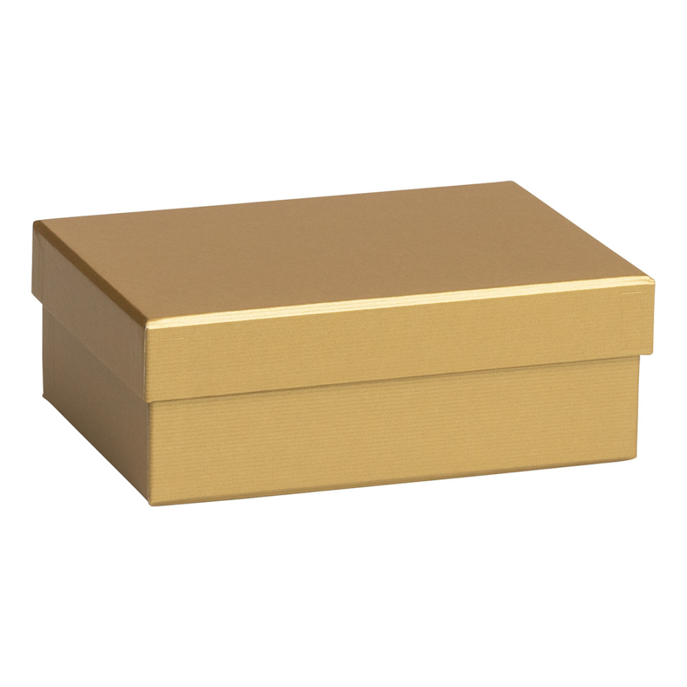 Geschenkbox „One Colour“ 12 x 16,5 x 6 cm gold